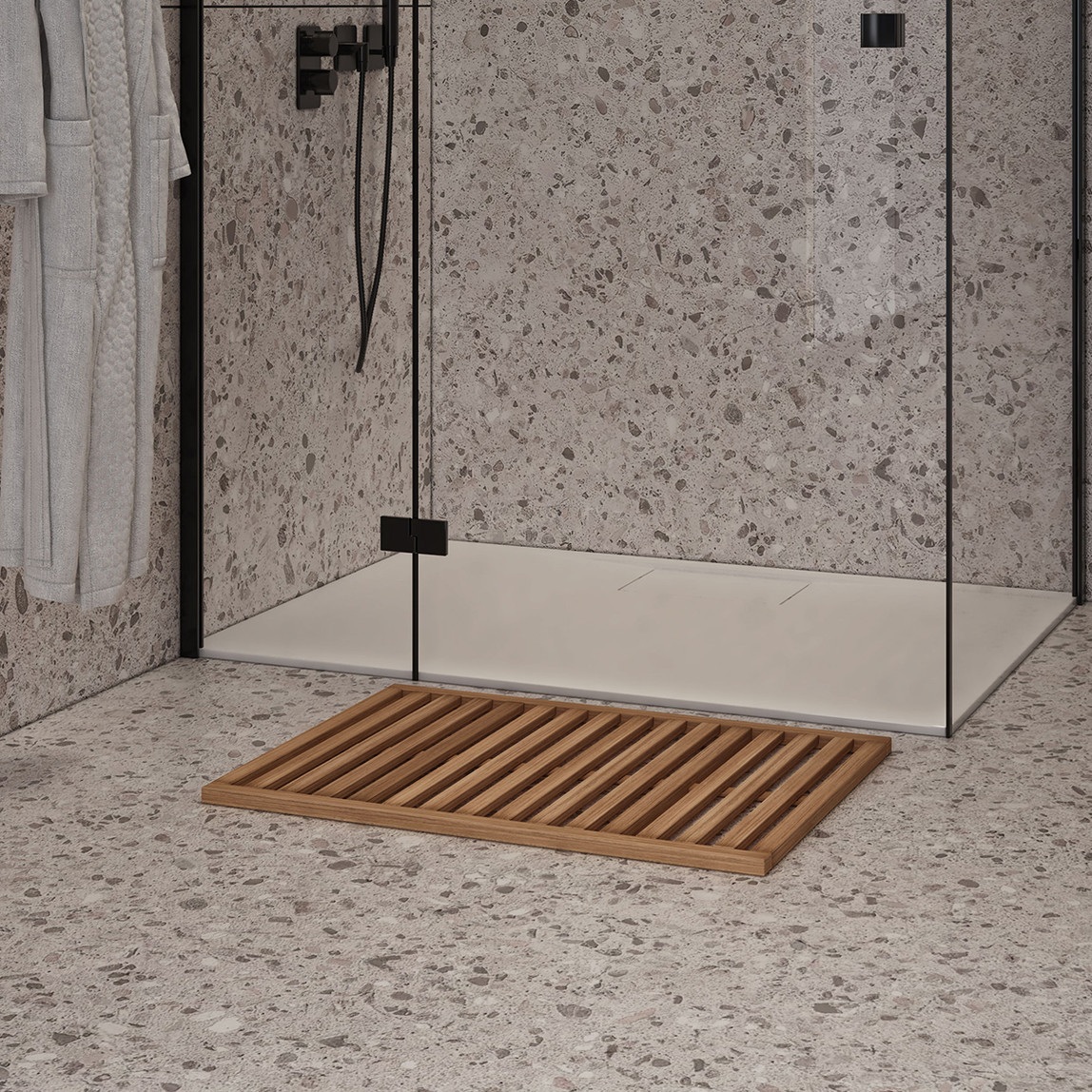 Gold Banyo  50 cm Banyo Duşakabin Önü Ceviz — Ürün görünümü