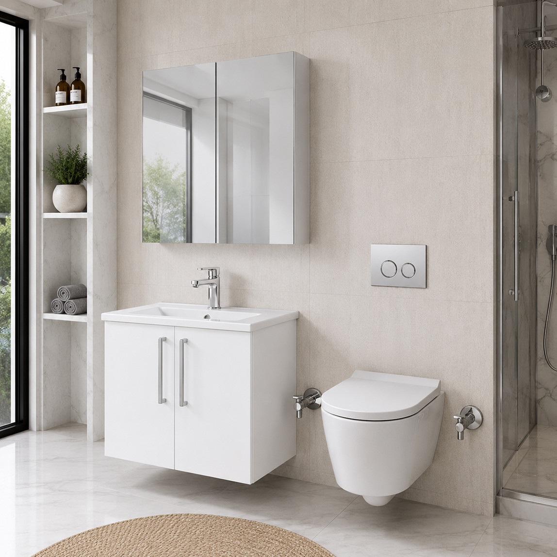 VitrA Ora Banyo Dolabı 80cm Beyaz — Ürün görünümü