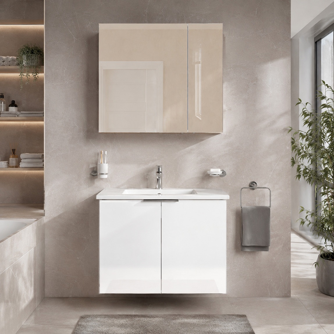 VitrA Nexa Square 60cm Banyo Dolabı — Ürün görünümü