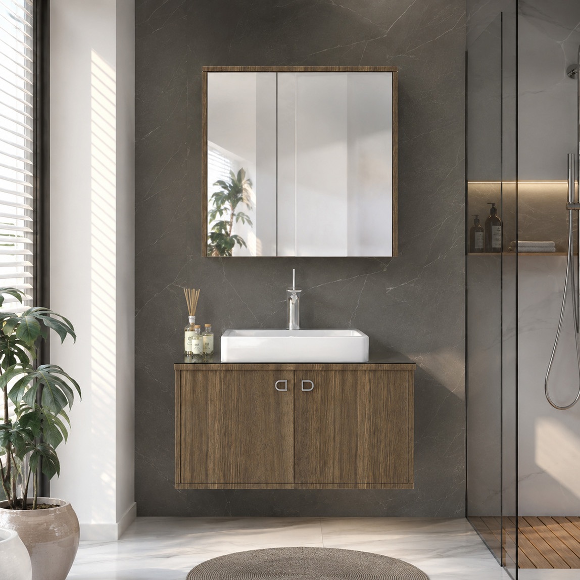 Karmen 80 cm Banyo Dolabı — Ürün görünümü
