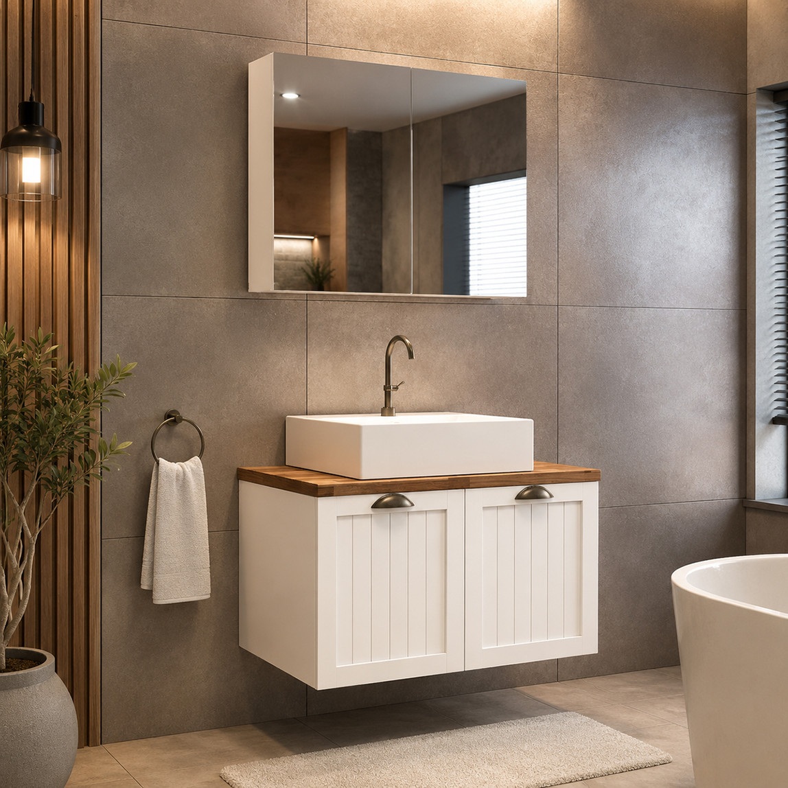 Fly Aren 80 cm MDF Banyo Dolabı — Ürün görünümü