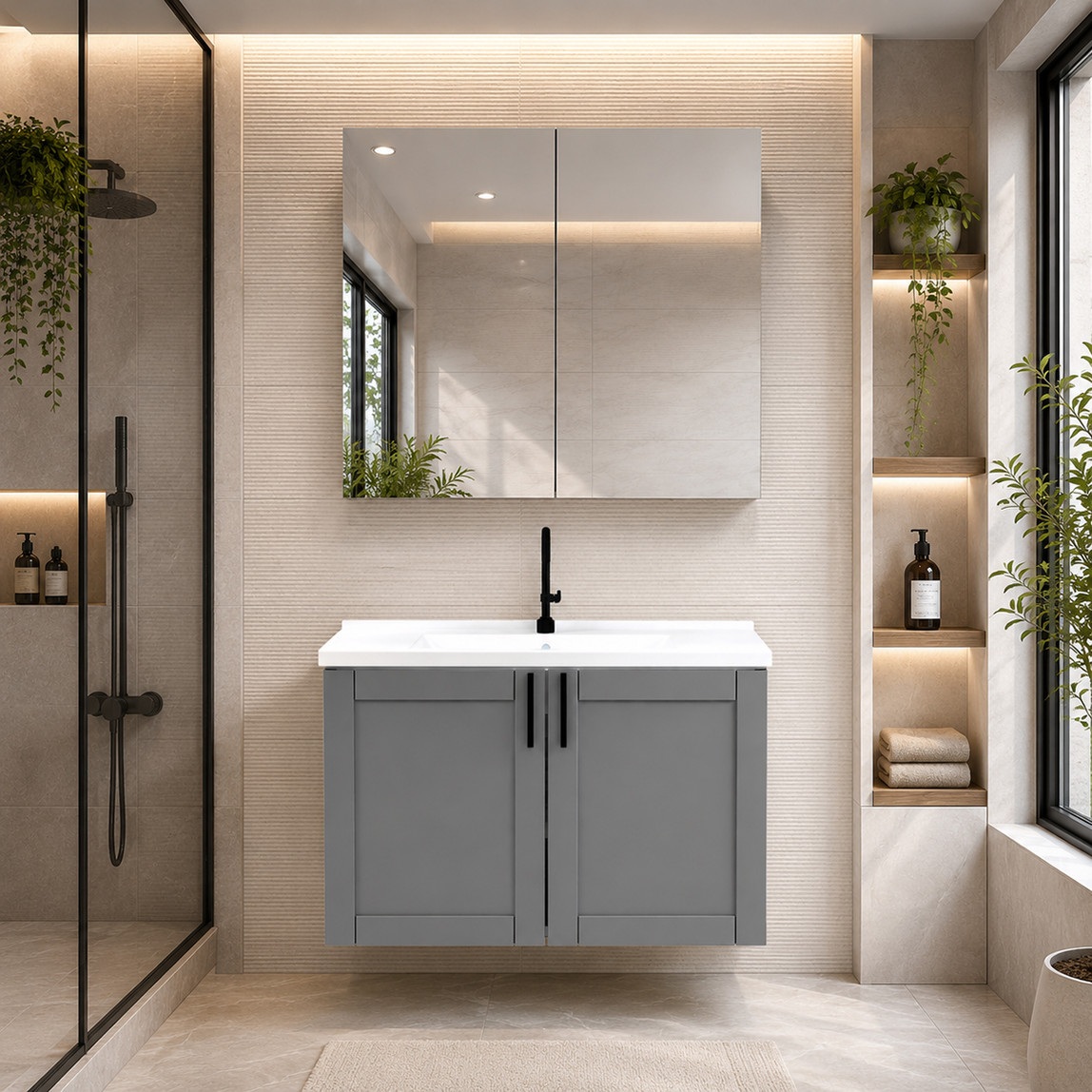 Fly Riva 80 cm MDF Banyo Dolabı — Ürün görünümü