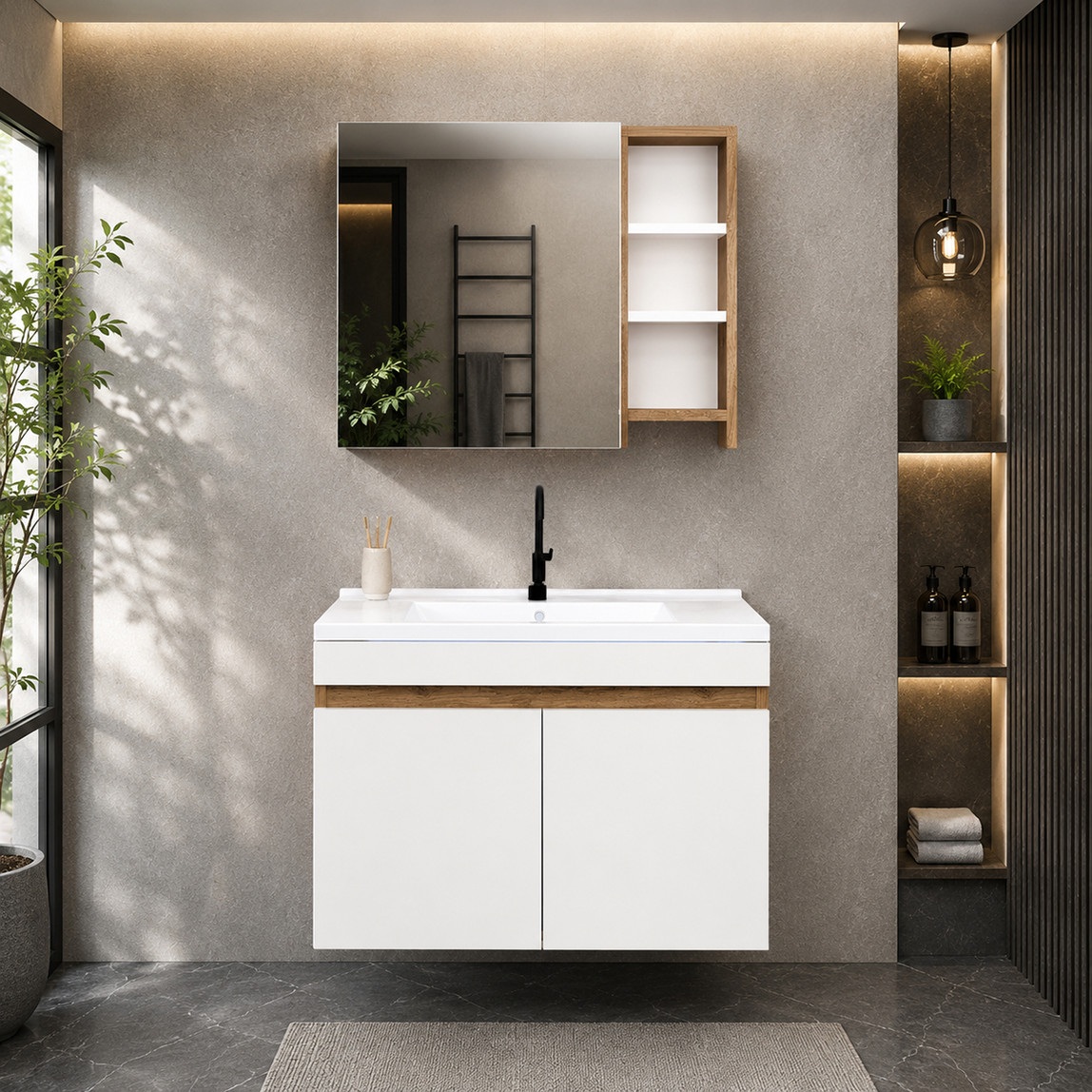 Fly Saura 80 cm MDF Banyo Dolabı — Ürün görünümü