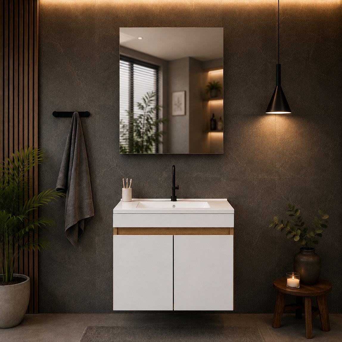 Fly Saura 65 cm MDF Banyo Dolabı — Ürün görünümü